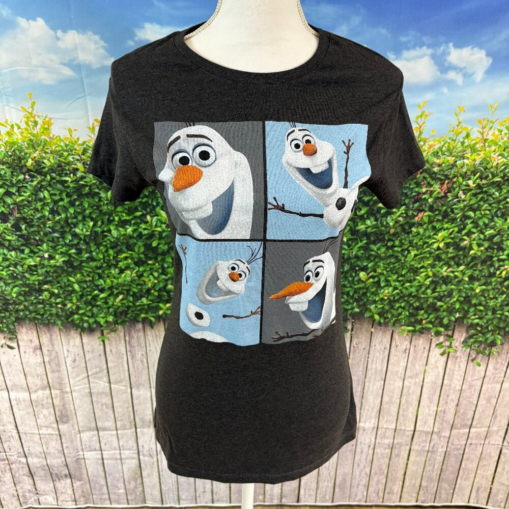 Disney Frozen Olaf Girl’s Charcoal Grey T-shirt Size XL (SKU: 152G)